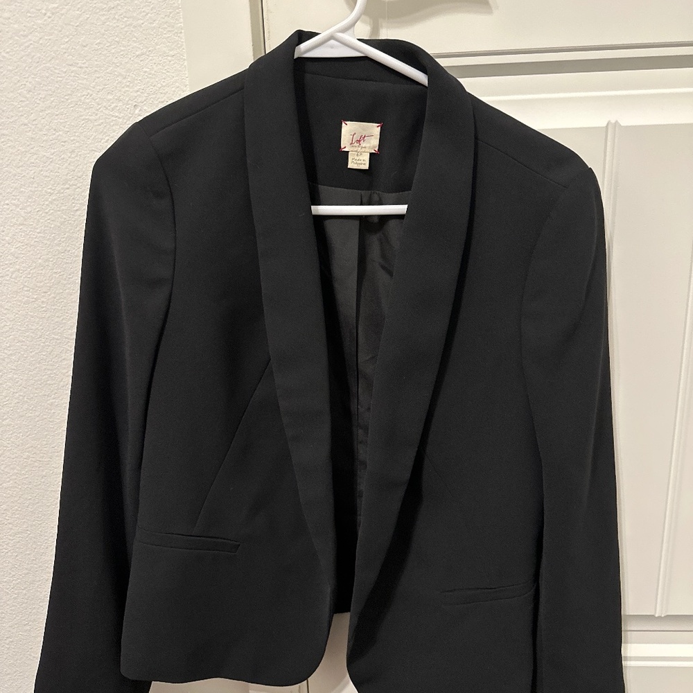 Ann Taylor Loft Black Blazer